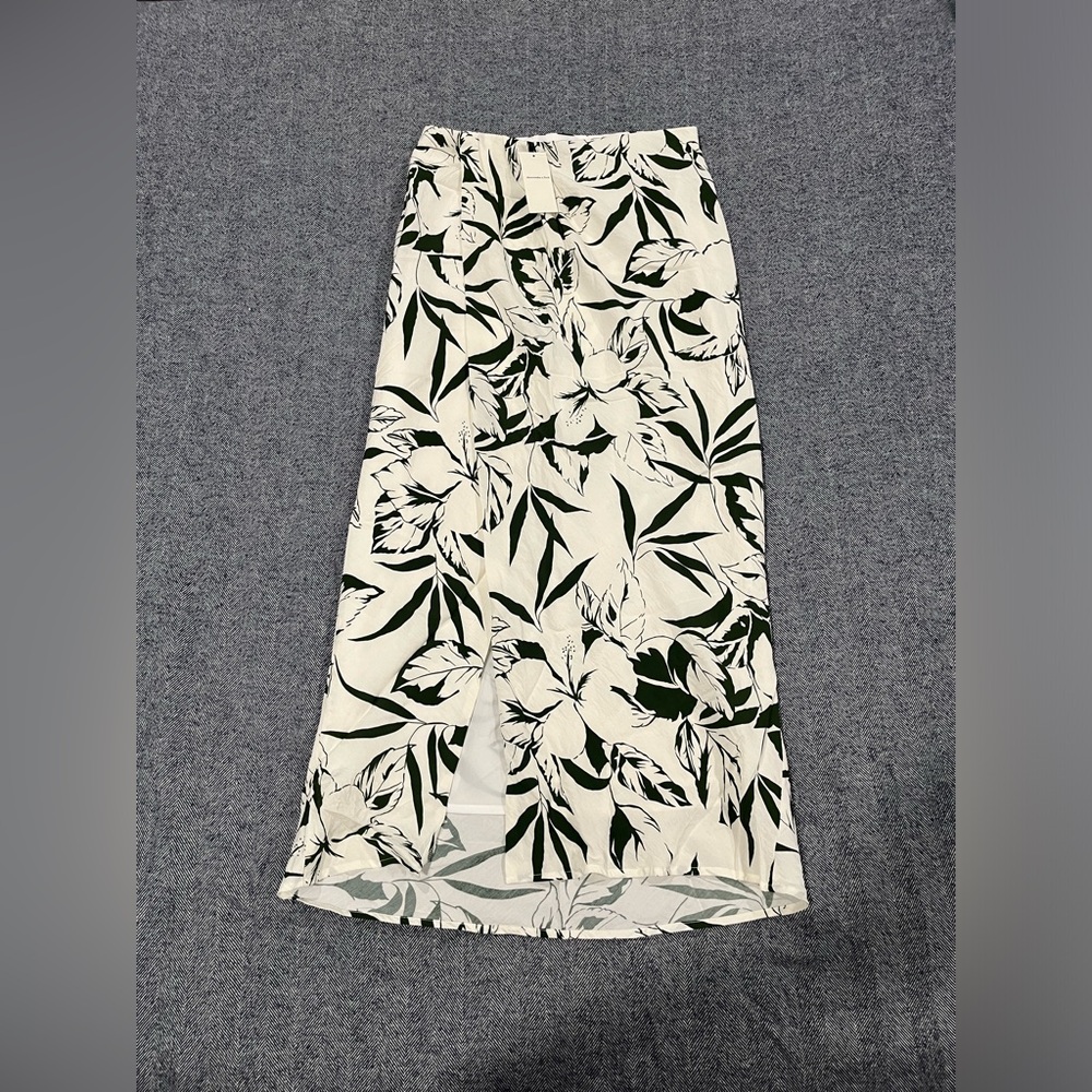 abercrombie and fitch mid rise sarong maxi skirt | size xs petite - Picture 2 of 5